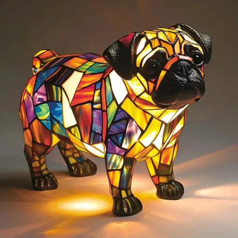 Pug - Lampe Reflets Mordorés