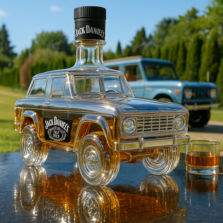 Bouteille de whiskey classique collectible Ford Bronco (1966–1977)