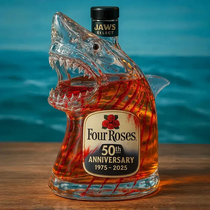 Bouteille de Whiskey Édition Limitée Jaws de Requin Anniversaire