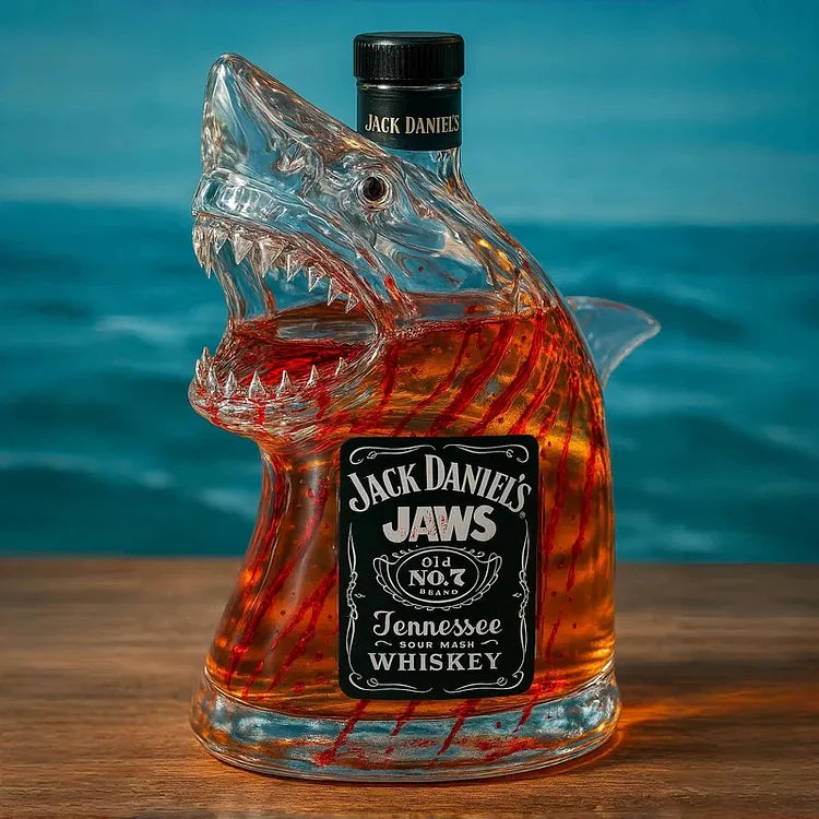 Bouteille de Whiskey Édition Limitée Jaws de Requin Anniversaire