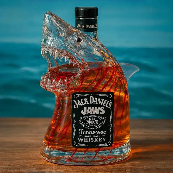 Bouteille de Whiskey Édition Limitée Jaws de Requin Anniversaire